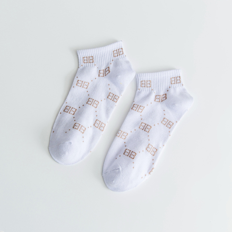 Spring Socks Female Socks Cotton Double-B Cotton Socks Japanese Street Shooting Tide Over The United States Cruel Socks